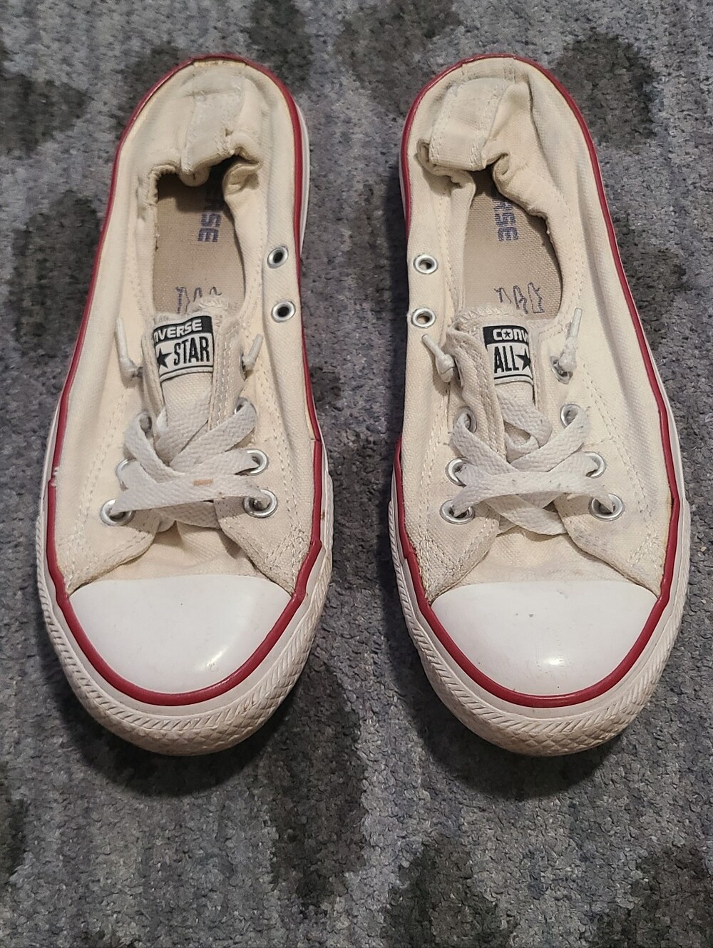 Converse slip on sneakers size 9